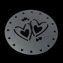4pcs of Environmental Protection PVC Garland Template Cake Printing Stencil All Kinds of Spray Patterns in Home and Kitchen of Cooking Art
