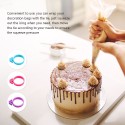 10PCS Icing Bag Ties Baking Supplies Accessories Silicone Decoration Bag Ties Pastry Cake Decorating Supplies
