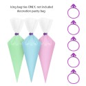 10PCS Icing Bag Ties Baking Supplies Accessories Silicone Decoration Bag Ties Pastry Cake Decorating Supplies