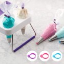 10PCS Icing Bag Ties Baking Supplies Accessories Silicone Decoration Bag Ties Pastry Cake Decorating Supplies