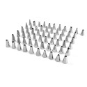 110PCS Cake Decorating Kits with Icing Tips Pastry Bags Flower Nails Cream Spatula Baking Frosting Tools Set for Birthday Cake Party Dessert Restaurant Kitchen Gadgets