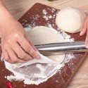 13 Inch Rolling Pins Smooth Stainless Steel Tapered Design Rolling Pins for Baking Pizza Dough Pie Pastries Cookies Pasta Kitchen Gadgets