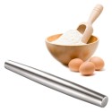 13 Inch Rolling Pins Smooth Stainless Steel Tapered Design Rolling Pins for Baking Pizza Dough Pie Pastries Cookies Pasta Kitchen Gadgets