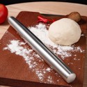 13 Inch Rolling Pins Smooth Stainless Steel Tapered Design Rolling Pins for Baking Pizza Dough Pie Pastries Cookies Pasta Kitchen Gadgets