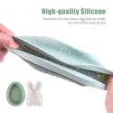 Easter Egg Mold Cake Mold Easter Silicone Mold Fondant Cake Chocolate Pudding Jelly Mould Baking Tool for Home Easter Party