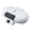 1000W Waffle Maker with Non-Stick Plate Double Heart Waffle Iron Stainless Steel Housing Waffle Iron Machine for Home Breakfast