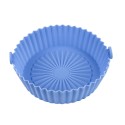 14.5cm/5.7inch Air Fryer Liner Reusable Silicone Air Fryer Pot Easy Cleaning Round Silicone Liner Replacement for Parchment Paper Liners