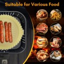 14.5cm/5.7inch Air Fryer Liner Reusable Silicone Air Fryer Pot Easy Cleaning Round Silicone Liner Replacement for Parchment Paper Liners