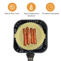 14.5cm/5.7inch Air Fryer Liner Reusable Silicone Air Fryer Pot Easy Cleaning Round Silicone Liner Replacement for Parchment Paper Liners