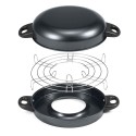 Dual Purpose Barbecue Grill Pan Frypan for Camping Hiking Backpacking