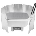 Mini Folding Stove Lunch Box Folding Windshield Steaming Rack Spoon Fork Combo Set