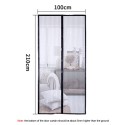 100*210CM Portable Lightweight Automatic Close Non-Woven Fabrics Stripe Anti-Insect Curtain