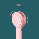Portable Handheld Fan 3 in 1 Necklace Desk Hand-hold Fan Bladeless Cooling Fan 180 Degree Rotatable Air Outlet 3 Speeds Hand Free Personal Fans for Office Home Travel Outdoors