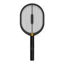 3 in 1 Electric Fly Swatter Portable Handheld USB Rechargeable Mosquito Zapper Killer Lamp & Racket with Table Wall Holder