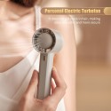 Mini Portable Handheld Fan with 1200 mAh Rechargeable Battery 3 Speed Low Noise Personal Handle Fans for Travel Camping Office Home USB Electric Fan