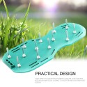 Lawn Aerator Shoes Effective Tool for Aerating Yard Soil Spike Aerating Sandals with Adjustable 2 Straps Metal Buckle 26 Steel Metal Spikes One Size Fits All