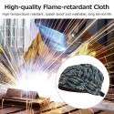 Flame-retardant Cloth Welding Cap Flame-retardant Anti-hot Anti-splash Heat Insulation Breathable Washable Welding Cap