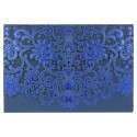 10pcs Pearl Paper Embossment Invitation Cards Invitation Holders for Wedding Birthday Party Anniversay--Blue