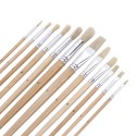 38Pcs Paint Brushes Set PaintBrushes Starter Kit Includes Taklon/ Bristle/ Horse Hair Brushes for Acrylic Oil Watercolor Gouaches Painting Artist Supplies