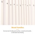 12pcs Professional Artist Paint Brushes Set Bag Pack Nylon Hair Delicate Wooden Handle Paintbrushes Carry Case Art Supplies Gift for Children Adults Beginners for Acrylic Oil Watercolor Gouache Nail Body Face Miniature Detail Rock Painting