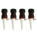 4pcs Plant Self Watering Spikes, Garden Plant Watering Devices, Automatic Irrigation Stakes Vacation Plant Waterer for Indoor and Outdoor Potted Plants Flower Vegetables