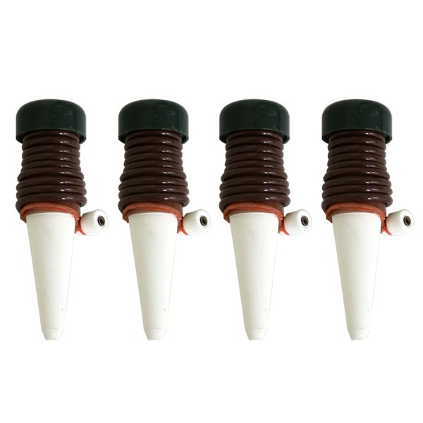 4pcs Plant Self Watering Spikes, Garden Plant Watering Devices, Automatic Irrigation Stakes Vacation Plant Waterer for Indoor and Outdoor Potted Plants Flower Vegetables