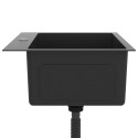   Handmade Kitchen Sink Black Stainless Steel