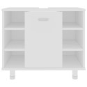 Bathroom Cabinet White 60x32x53.5 cm Chipboard