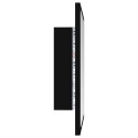 LED Bathroom Mirror Black 40x8.5x37 cm Chipboard