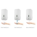 1500mL Automatic Soap Dispenser Spray Type Touchless Hand Sanitizer Machine with IR Sensor Nail-free Drilling Wall-Mounted for Home School Restaurant Office Commercial Use
