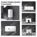 1500mL Automatic Soap Dispenser Spray Type Touchless Hand Sanitizer Machine with IR Sensor Nail-free Drilling Wall-Mounted for Home School Restaurant Office Commercial Use
