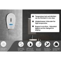 1000ML Automatic Soap Dispenser Wall-mounted Touchless Spray/ Gel/ Foaming Soap Dispenser Automatic Temperature Measurement High Temperature Alarm with Infrared Motion Sensor LCD Screen for Home Office Hotel Bathroom Kitchen