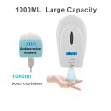 1000ML Automatic Soap Dispenser Wall-mounted Touchless Spray/ Gel/ Foaming Soap Dispenser Automatic Temperature Measurement High Temperature Alarm with Infrared Motion Sensor LCD Screen for Home Office Hotel Bathroom Kitchen