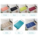 18 X 30 Inch Flannel Bath Mat Soft Floor Rug Non Slip Water Absorbent Door Mat Shower Rug Machine Washable Bathroom Rug Carpet