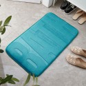 18 X 30 Inch Flannel Bath Mat Soft Floor Rug Non Slip Water Absorbent Door Mat Shower Rug Machine Washable Bathroom Rug Carpet