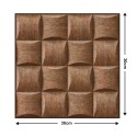 3 Dimension Chocolate Water-resistant Moistureproof Removable Self Adhesive Wallpaper Peel & Stick PVC Wall Stickers for Living Room Bathroom Kitchen Countertop