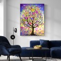 12*16 Inch Trees DIY 5D Diamond Painting Kit Full Drill Diamond Painting Acrylic Rhinestone Mosaic Painting Craft Home Wall Decor Gift Frameless