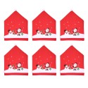 Christmas Chair Cover Non-woven Christmas Decoration Chairs Protection