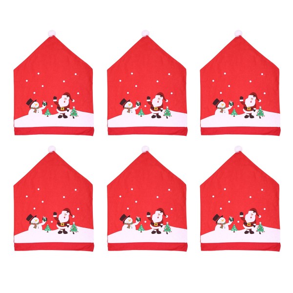 Christmas Chair Cover Non-woven Christmas Decoration Chairs Protection