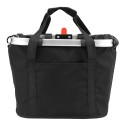 Collapsible Bike Basket Flower Printed Small Pet Cat Dog Carrier Bag Detachable Bicycle Handlebar Front Basket Cycling Front Bag Handbag
