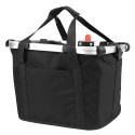 Collapsible Bike Basket Flower Printed Small Pet Cat Dog Carrier Bag Detachable Bicycle Handlebar Front Basket Cycling Front Bag Handbag