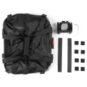 Collapsible Bike Basket Flower Printed Small Pet Cat Dog Carrier Bag Detachable Bicycle Handlebar Front Basket Cycling Front Bag Handbag