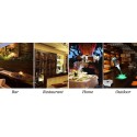 Portable Energy Saving Decoration White Bottom Colorful Light Wine Bottle Lamp For Bar