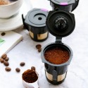 recafimil Reusable Refillable Coffee Capsules Coffee Cup Filter Compatible with keurig 2.0 3 PCS(S/M/L)