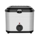 2.5L Electric Fryer Household Small 1000W High Power Multiple Function Stainless Steel Fryer Kebab French Fries Machine