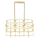 6 Bottle Beer Holder Party Beer Basket Rack Wine Caddy Stand for BBQ Hotel Bar Wine Beer Bottles