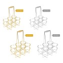 6 Bottle Beer Holder Party Beer Basket Rack Wine Caddy Stand for BBQ Hotel Bar Wine Beer Bottles