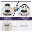 14 PCS Cocktail Shaker Set with Wood Stand 25.4oz Stainless Steel Cocktail Mixology Kit with Bartender Shaker Strainer Jigger Liquor Pourer Mixing Spoon Making Wine Drinks Tool for Home Bar
