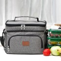 16L Big Capacity Leak Proof Lunch Bag Thermal Large Picnic Cool and Warm Insulated Pack Outdoor Food and Beverage Storage Shoulder Bag
