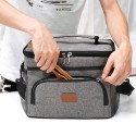 16L Big Capacity Leak Proof Lunch Bag Thermal Large Picnic Cool and Warm Insulated Pack Outdoor Food and Beverage Storage Shoulder Bag